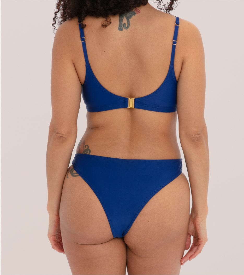 Perioden-Bademode - Brazilian - Blau