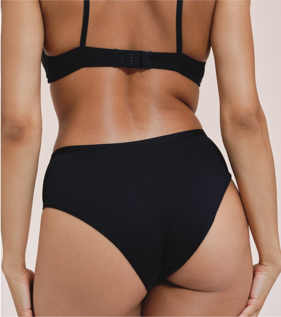 Slip für Ausfluss - Classic - Recyceltes Nylon - Schwarz