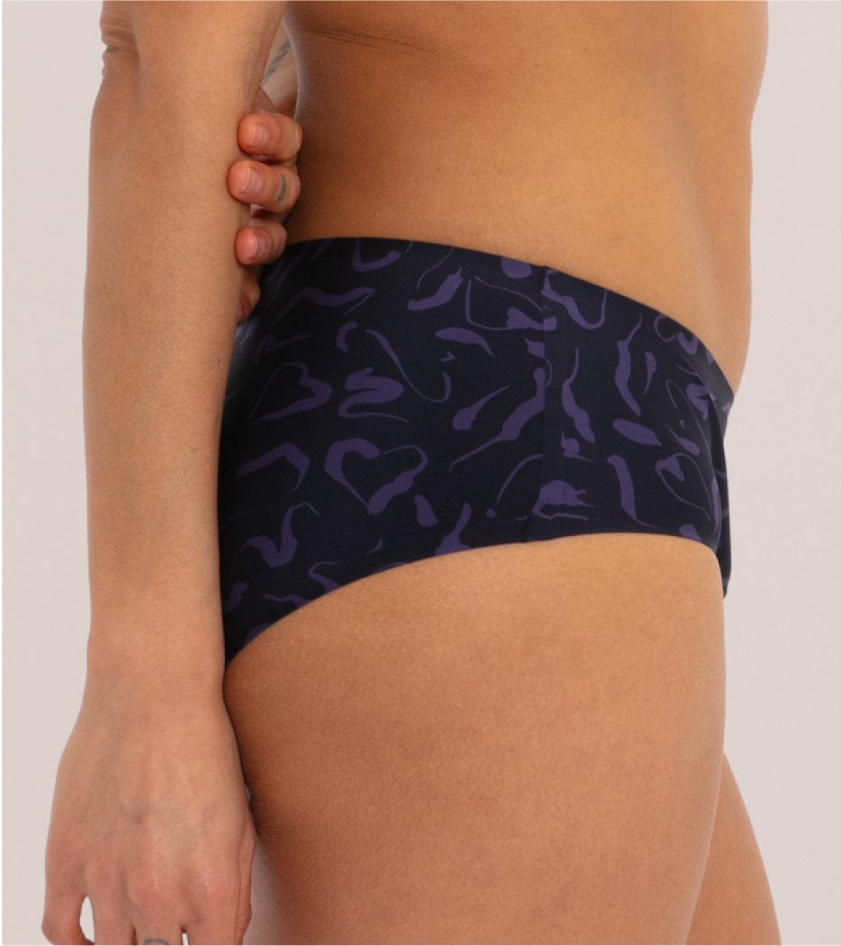 Invisible Classic - Recyceltes Nylon - Abstract violett