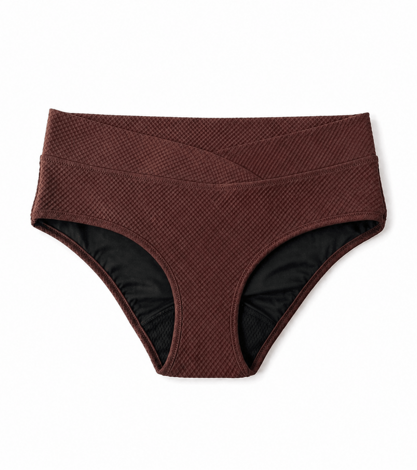 Perioden Bademode - Waffle - Classic - Braun