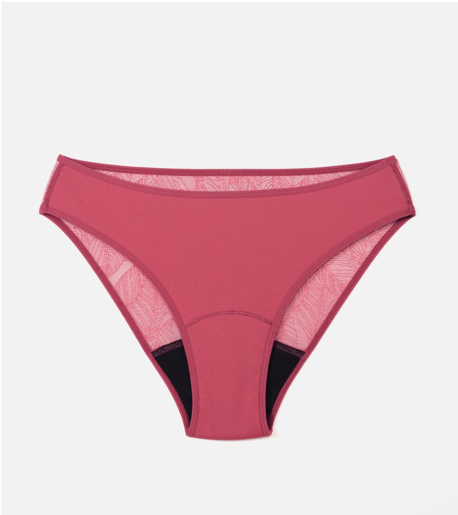 Spitze Brief - Recyceltes Nylon - Himbeere