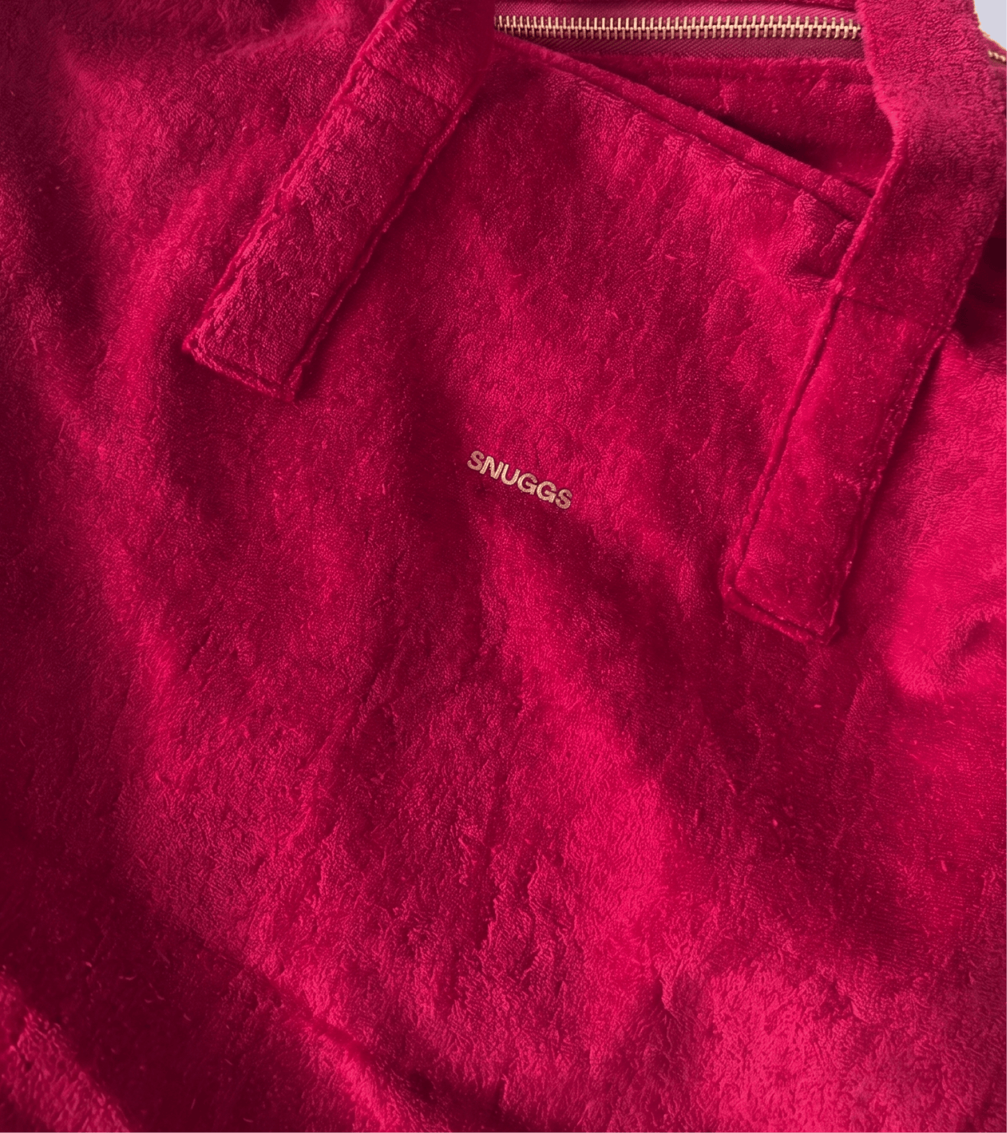 Tasche aus Frottee - Rot