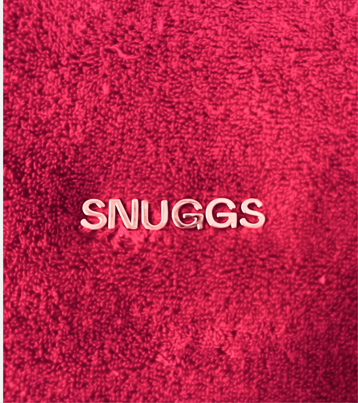 Tasche aus Frottee - Rot