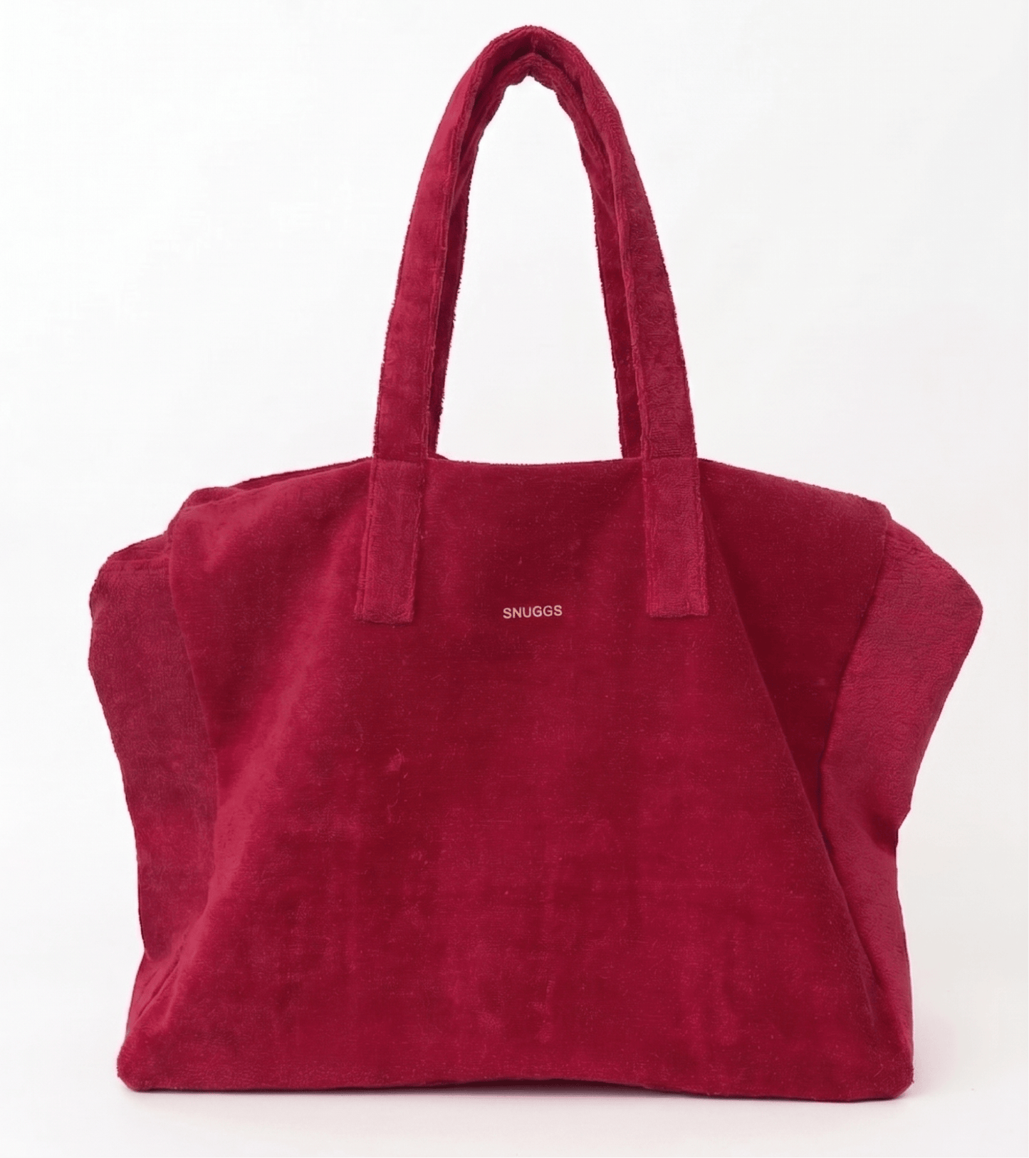 Tasche aus Frottee - Rot