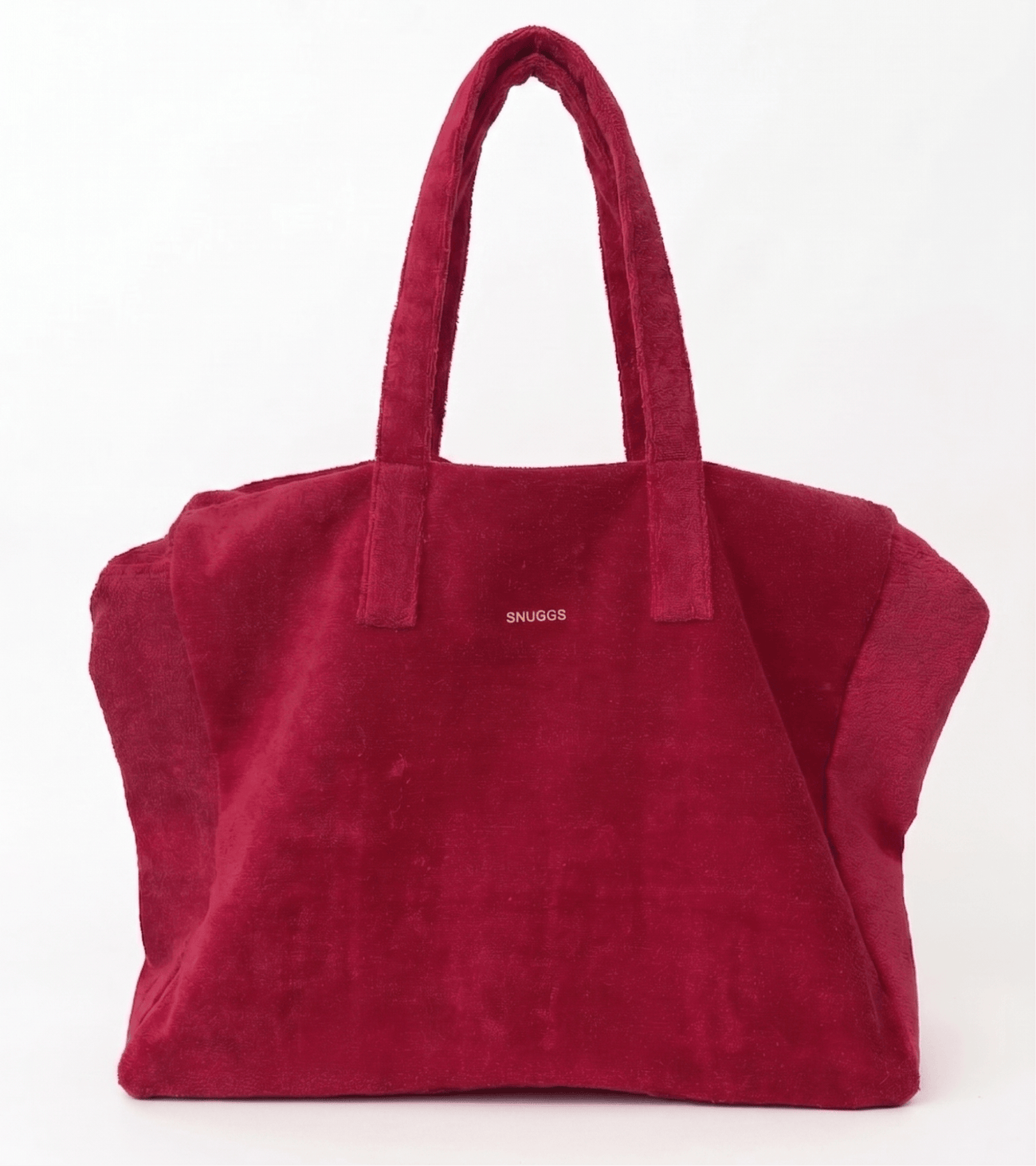 Tasche aus Frottee - Rot